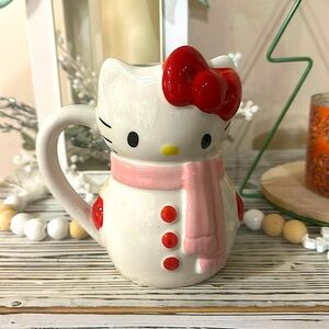Hello Kitty Christmas Snowman  Mug 🎄💚❤️ new